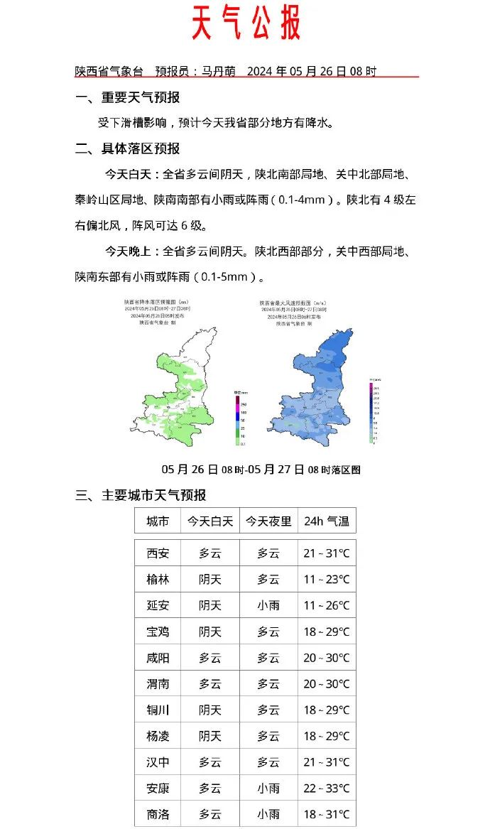 西安强降水最新通知