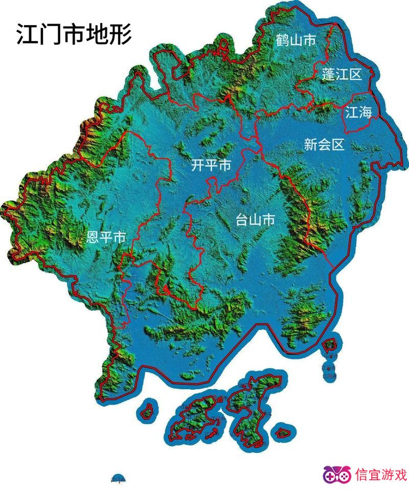 江门最新地图